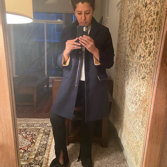 Spring Navy Blue Peacoat from Topshop - Picture 1 of 3